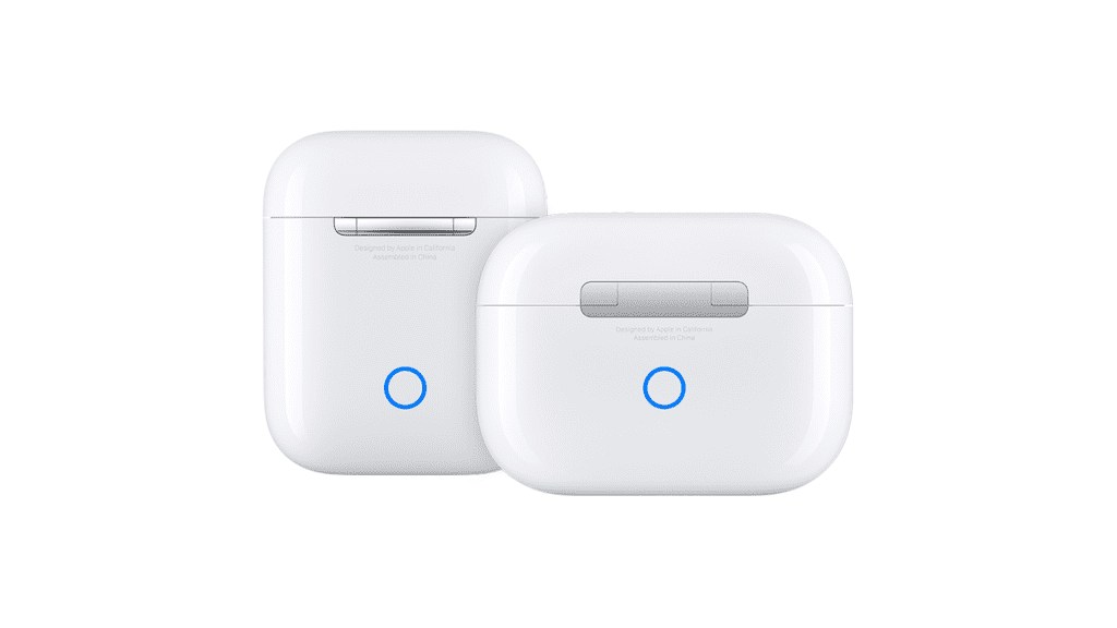 Two different AirPods model to recognize where's the reset button.