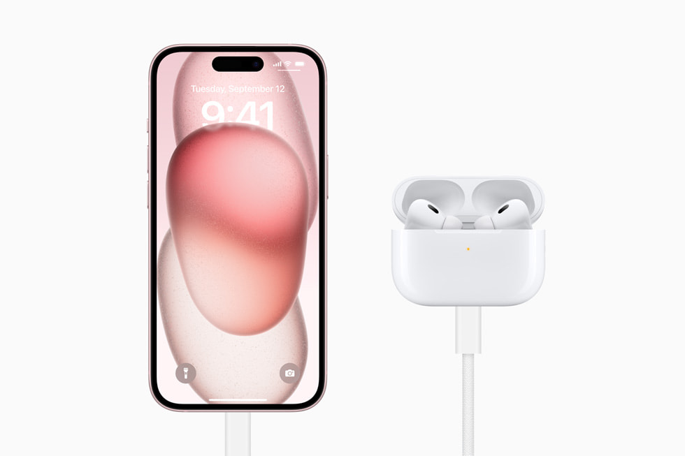 AirPods Pro with a USB-C charging case