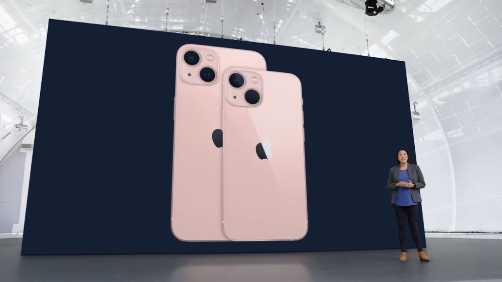 mini iPhone keynote announcement in September 2021